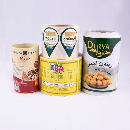 Gıda Rulo Etiketi (Zeytin - İrmik - Mantı)