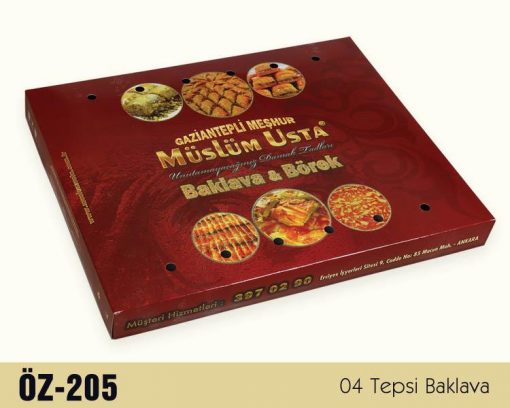 Baklava Tepsisi Kutusu