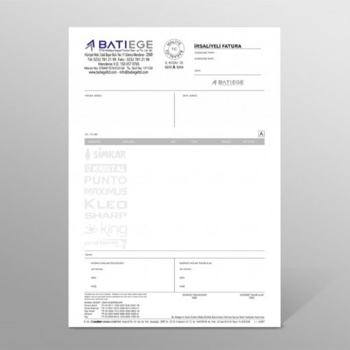 A6 - A5 - A4 Ciltli Fatura