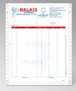 Sürekli Form Sevk İrsaliyesi Matbuu Evrak