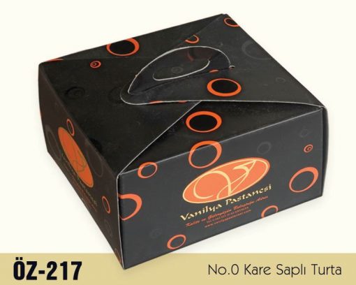 Kare Saplı Turta Kutusu - No:0