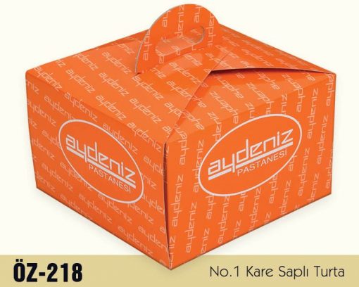Kare Saplı Turta Kutusu - No:1
