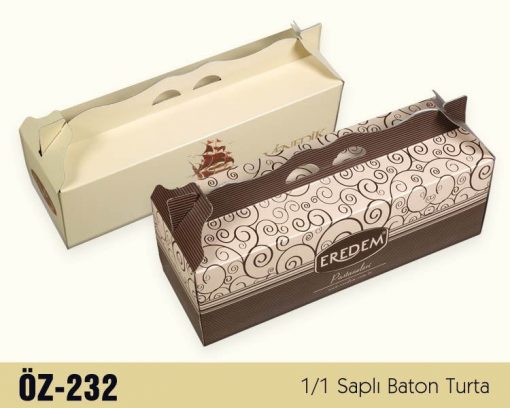 Saplı Baton Turta Kutusu 1/1
